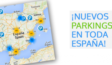 Nuevas plazas aparcamiento Parkapp en toda España